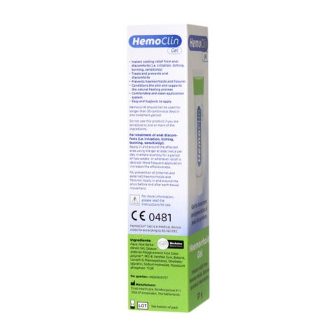 Hemoclin Haemorrhoid Gel 37g