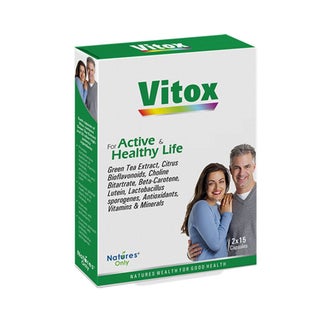 Nature's Only Vitox Capsules With Multivitamins & Antioxidants, Pack of 30's
