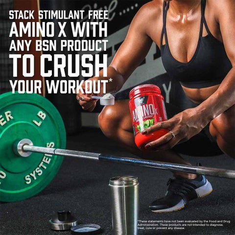 BSN AMINOx Powder With BCAAs For Endurance And Recovery, Blue Raz 435g