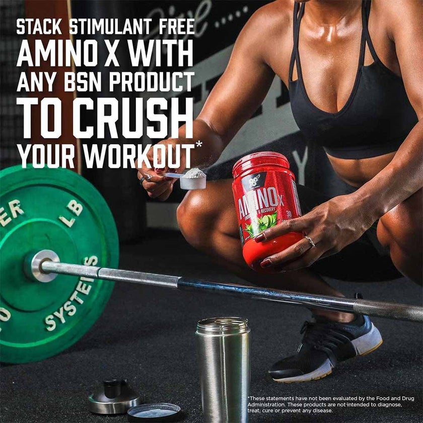 BSN AMINOx Powder With BCAAs For Endurance And Recovery, Watermelon 435g