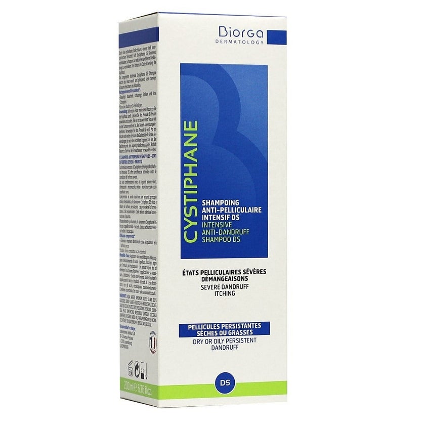 Biorga Cystiphane DS Intensive Anti-Dandruff Shampoo 200ml
