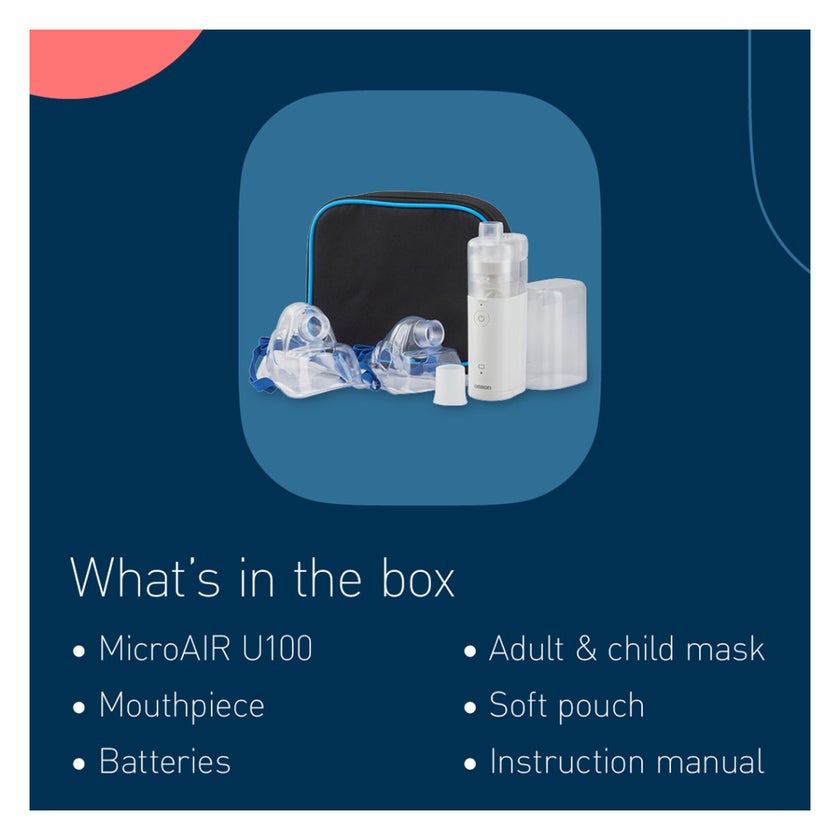Omron MicroAir Mesh Nebulizer - NE-U100-E