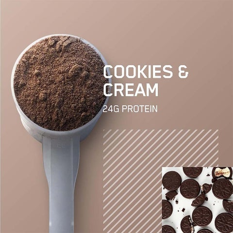 Optimum Nutrition Gold Standard 100% Whey Protein Powder Drink Mix Cookies & Cream Powder 5lb