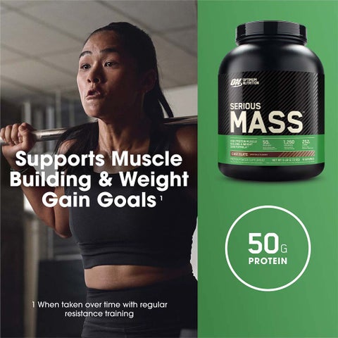 Optimum Nutrition Serious Mass Powder Chocolate 6lb