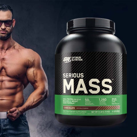 Optimum Nutrition Serious Mass Powder Chocolate 6lb