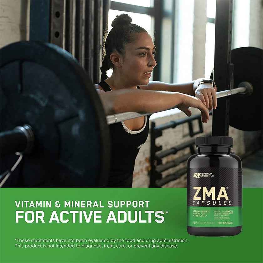 Optimum nutrition ZMA Capsules, Pack of 90's