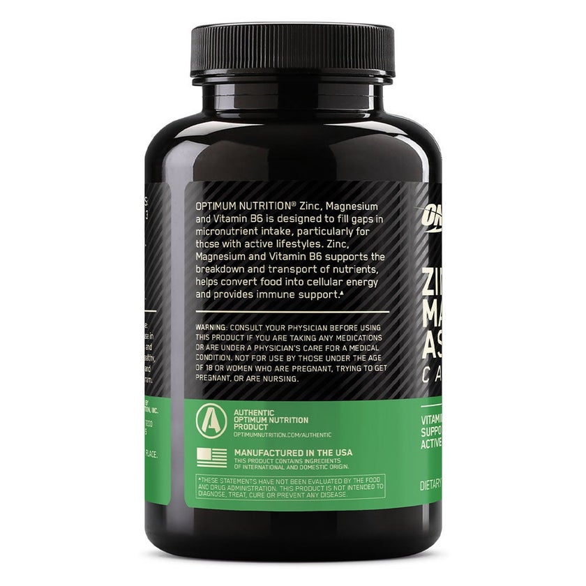 Optimum nutrition ZMA Capsules, Pack of 90's