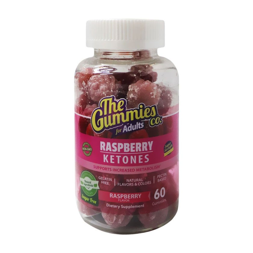 Hydrotic Gummies Raspberry The Gummies Co. Raspberry Ketones Gummies, Pack of 60's - myAster