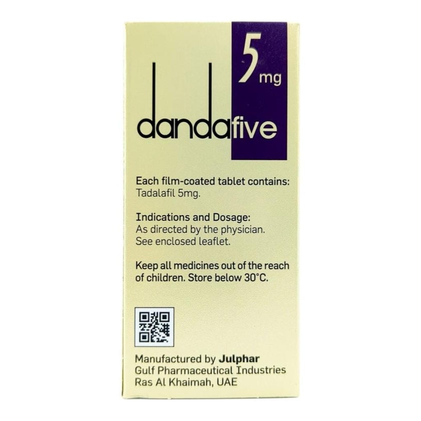 Dandafive 5mg Tablets, Pack of 28's