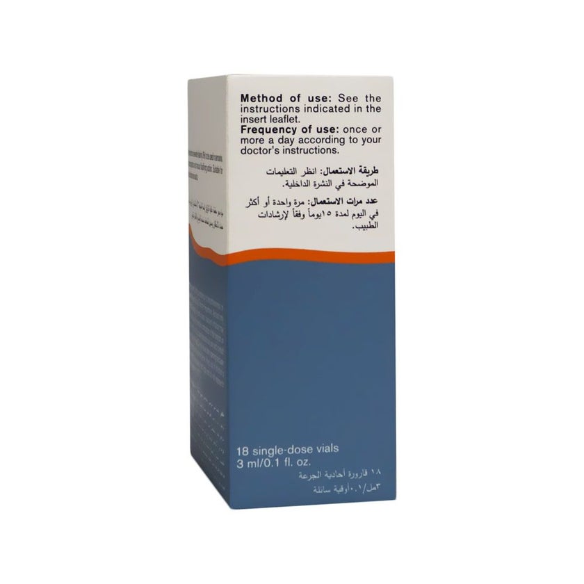 Tonimer Hypertonic Single Dose Vials 3ml, Pack of 18's