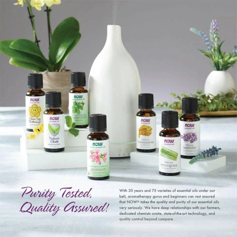 Now Essential Oils Lemongrass Oil For Aromatherapy 30ml
