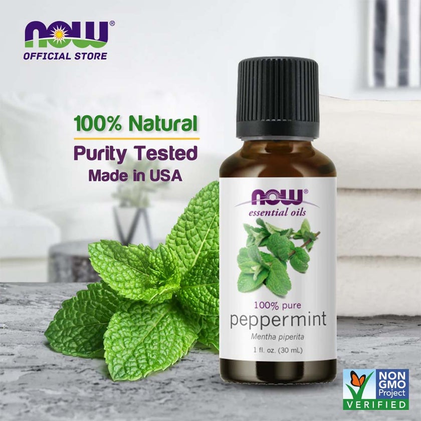 Now Essential Oils Peppermint Oil For Aromatherapy 30ml