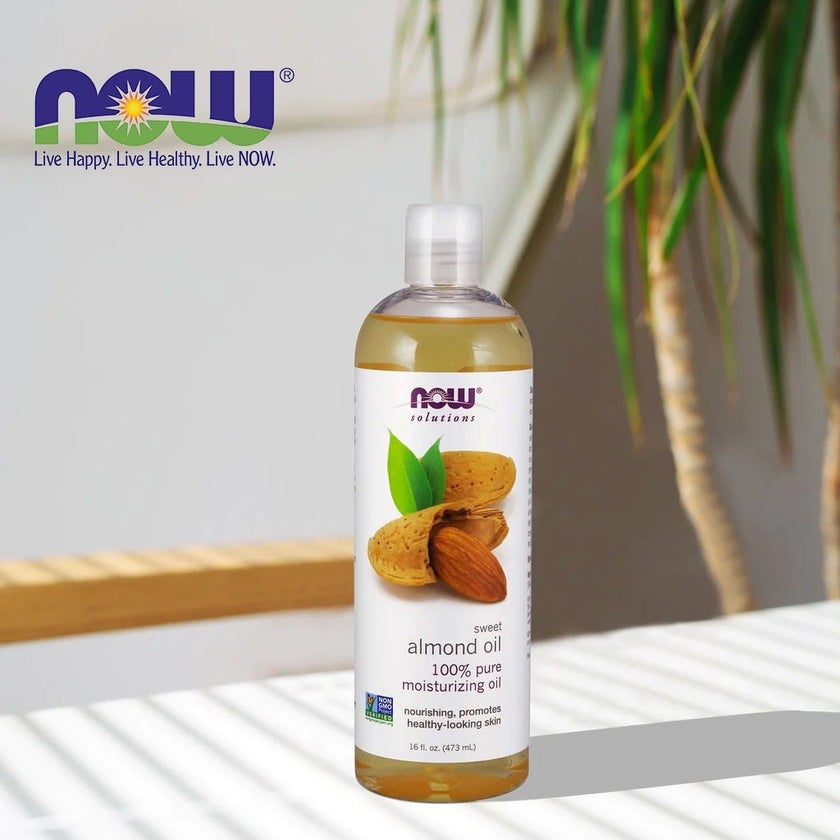 Now Solutions 100% Pure Sweet Almond Moisturizing Oil 473ml