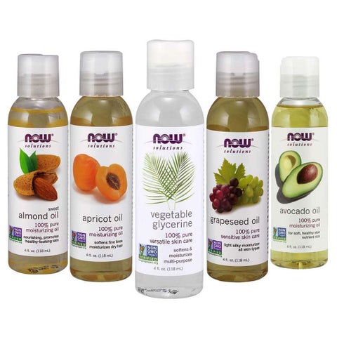 Now Solutions 100% Pure Grapeseed Oil For Sensitive Skin Care 118ml