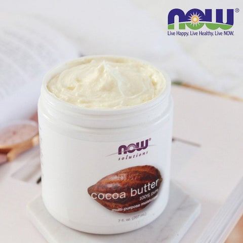 Now Solutions Cocoa Butter 100% Pure Multi Purpose Moisturizer 198g