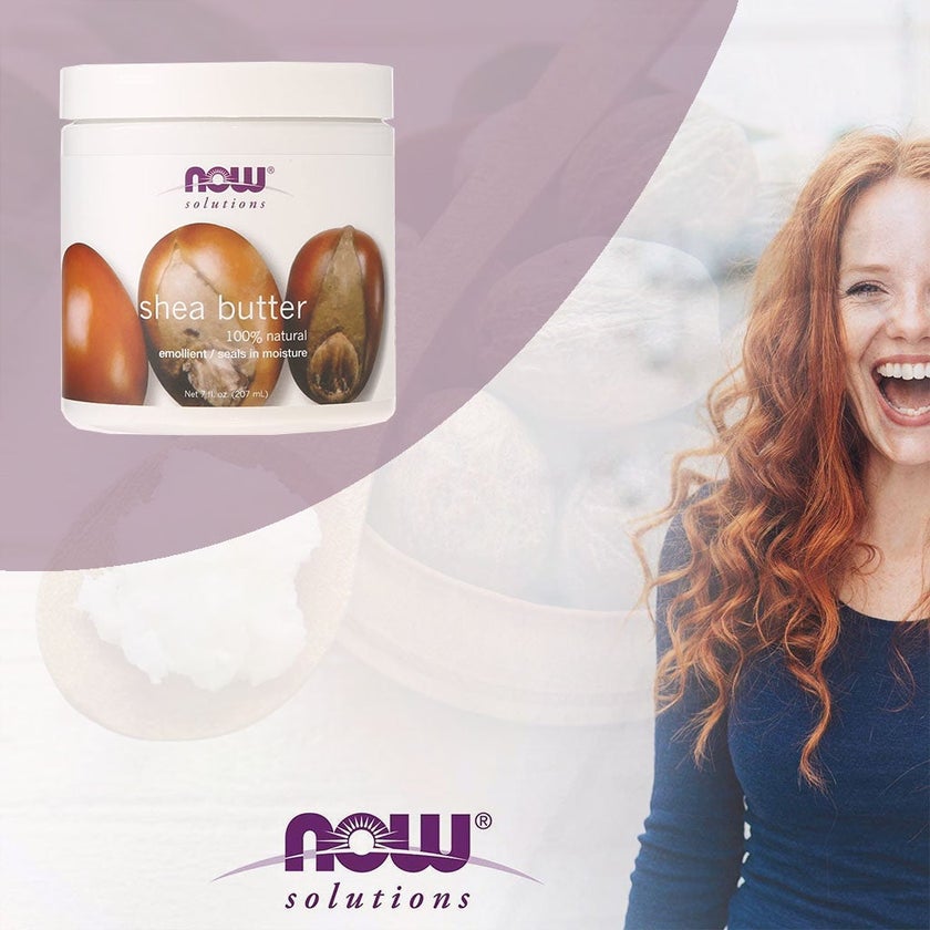 Now Solutions Shea Butter Moisturizing Natural Emollient For Dry Skin 207ml