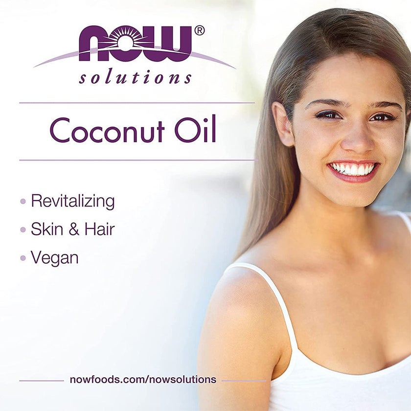 Now Solutions Natural Coconut Oil For Skin & Hair Revitalizing 207ml