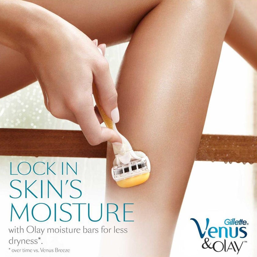 Gillette Venus & Olay Women's Razor Blade Refills, Pack of 4's