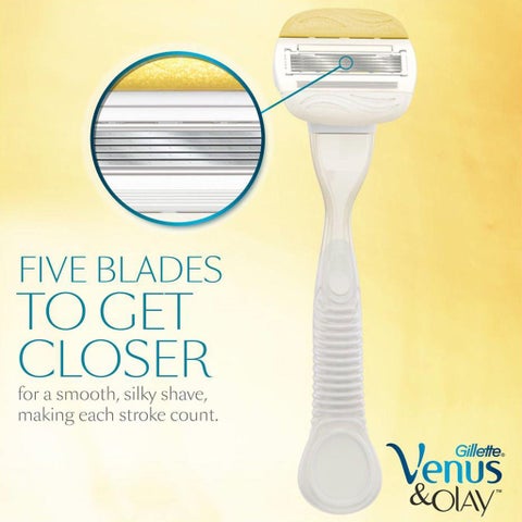 Gillette Venus & Olay Women's Razor Blade Refills, Pack of 4's