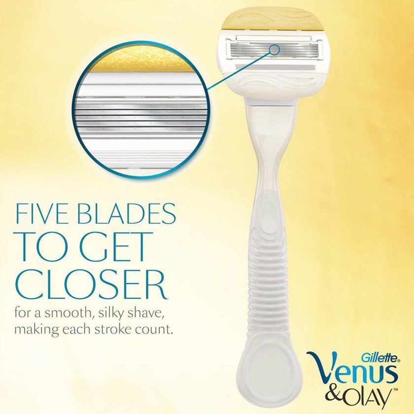 Gillette Venus & Olay Women's Razor Blade Refills, Pack of 4's