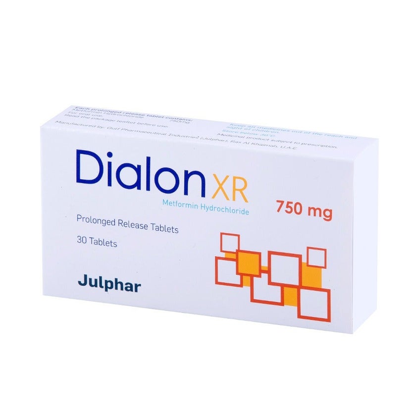 Dialon Table Dialon XR 750mg Extended Release Tablets, Pack of 30's - myAster