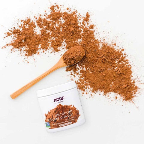 Now Solutions Moroccan Red Clay Facial Cleansing Powder 170g