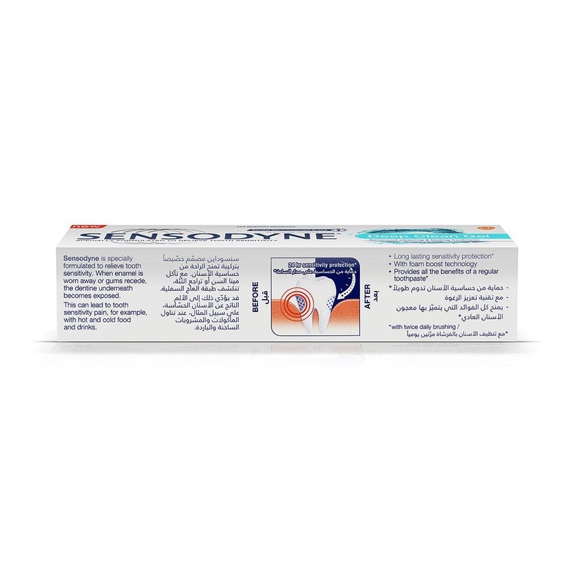 Sensodyne Deep Clean Gel Toothpaste 75ml