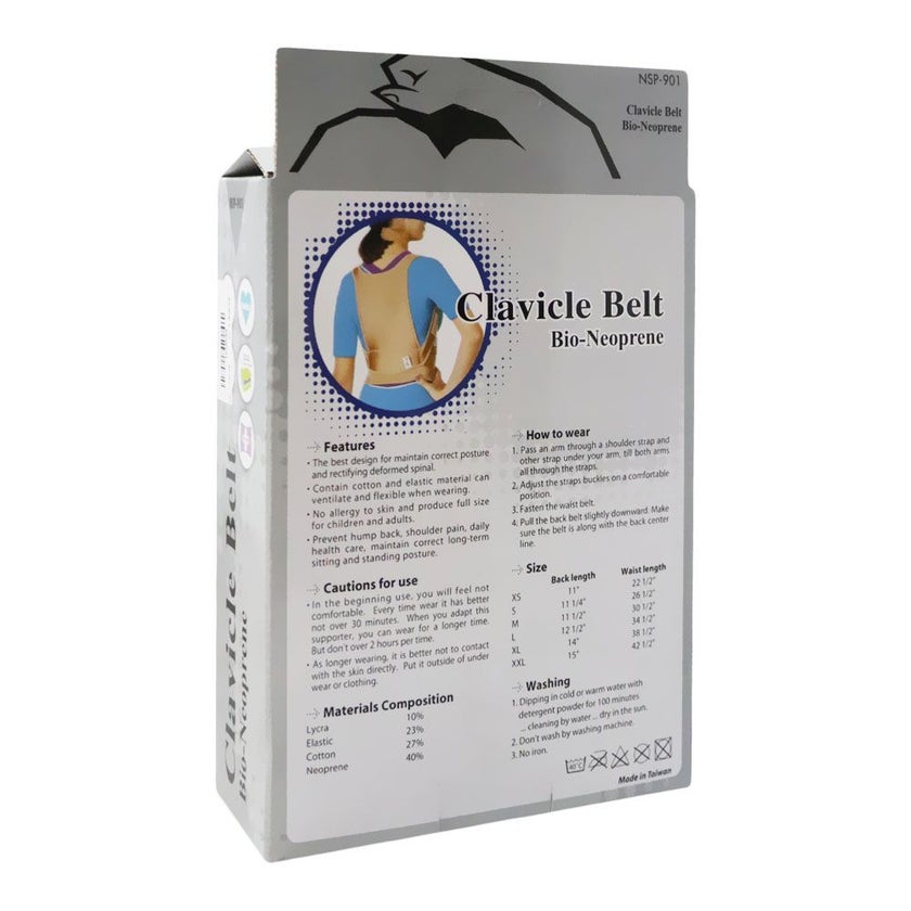 Jasper Clavicle Belt Bio-Neoprene XXL NSP-901