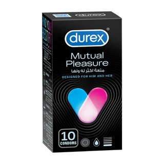 Durex Mutual Pleasure Condoms, Pack of 10's