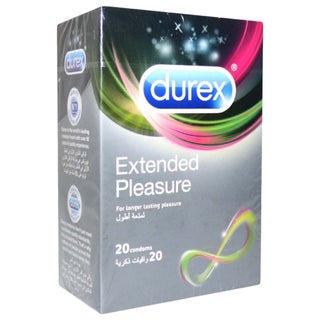 Durex Extended Pleasure Condoms, Pack of 20's