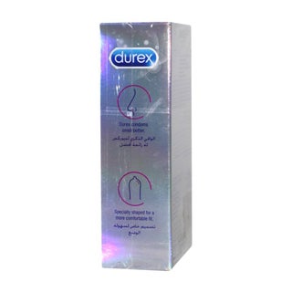 Durex Invisible Extra Lubricated Condoms, Pack of 12's