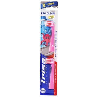 Trisa Pro Clean Kid 3+ Years Replacement Heads, Pack of 2's - 290209