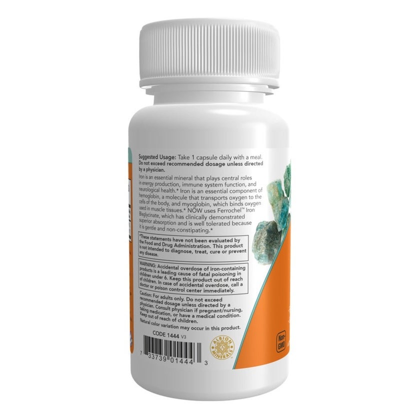 Now Double Strength Iron 36mg Veg Capsules, Pack of 30's