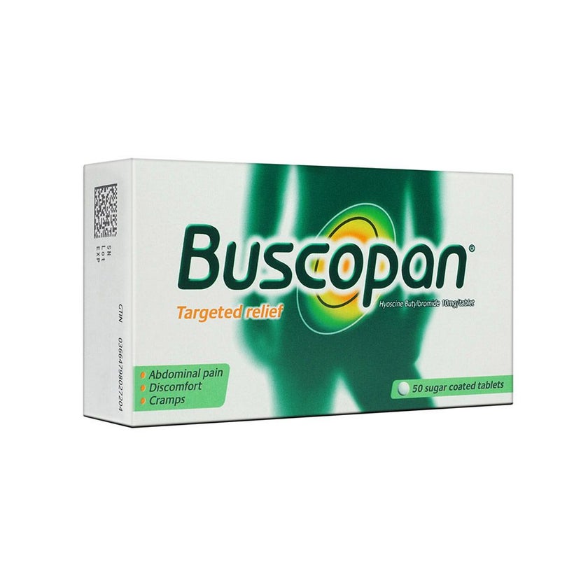 Buscopan 10mg Tablets, Pack of 50's