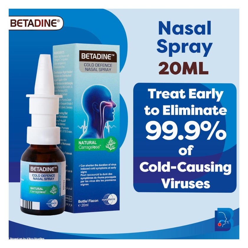 Betadine Cold Defense Nasal Spray 20ml