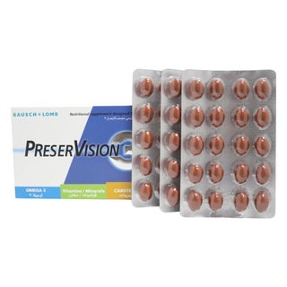 Preservision 3 Capsules, Pack of 60's