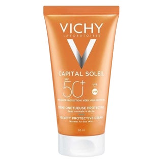 Vichy Capital Soleil Velvety Cream SPF 50+ Face Sunscreen For Normal To Dry Sensitive Skin 50ml