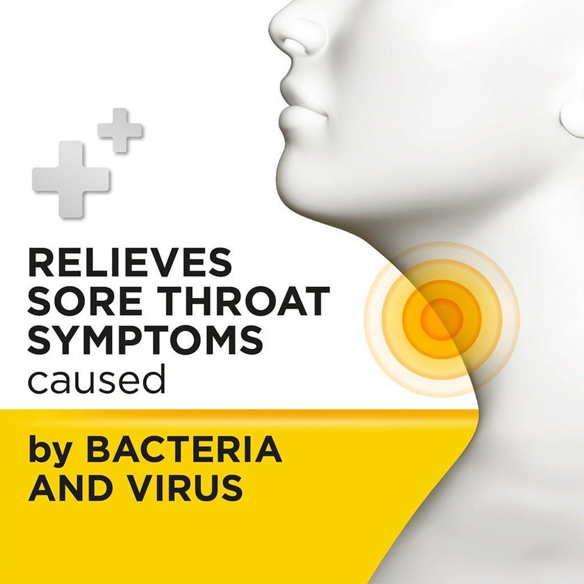 Strepsils Honey & Lemon Lozenges For Sore Throat Pack of 36's