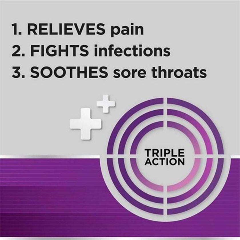 Strepsils Extra Blackcurrant Lozenges For Sore Throat, Pack of 36’s