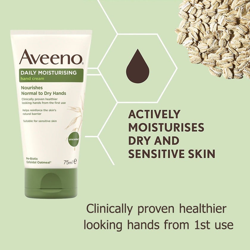 Aveeno Daily Moisturizing Hand Cream For Normal to Dry hands 75ml
