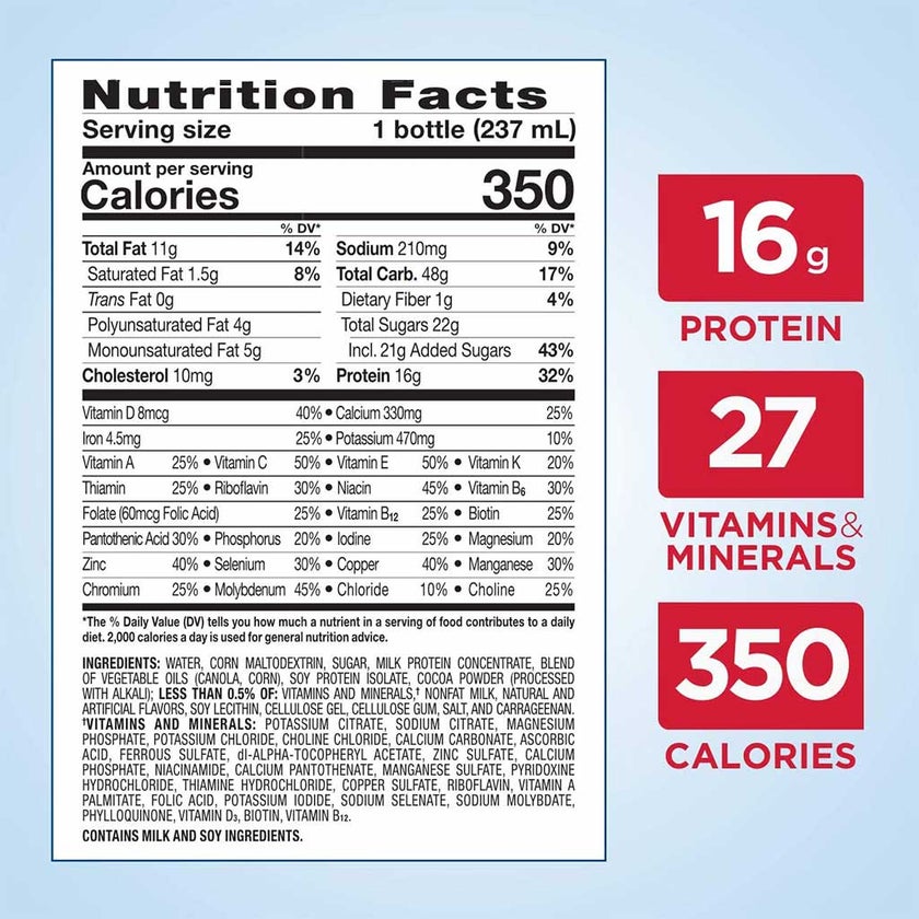 Ensure Plus Milk Chocolate Ready To Drink Nutrition Shake 237ml