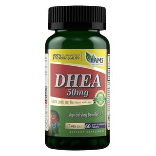 AMS DHEA 50mg Tablets, Age Defying Benefits - 60 Tablets