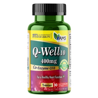 AMS Q-Well 400mg CoQ10 Softgels, Heart Health - 30 Softgels