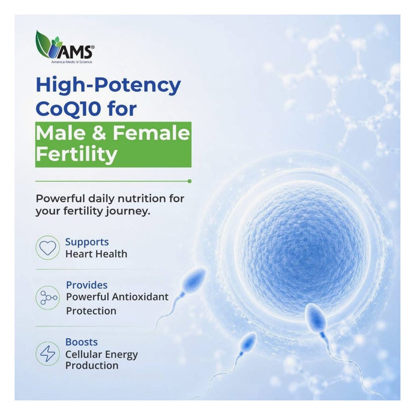 AMS Q-Well 400mg CoQ10 Softgels, Heart Health - 30 Softgels
