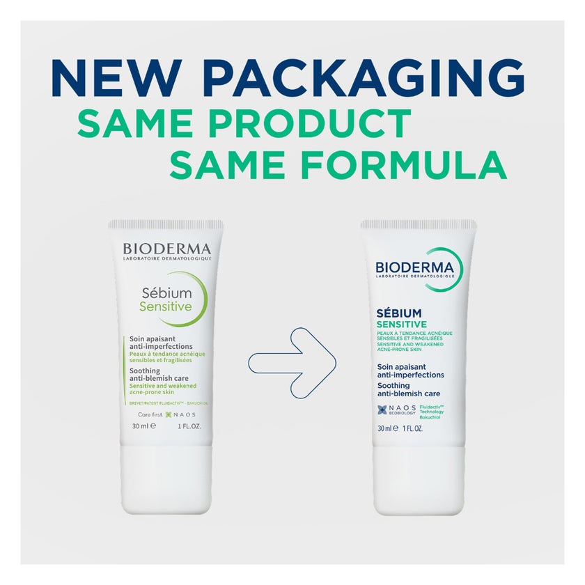 Bioderma Sebium Sensitive Soothing Anti-Blemish Care For Sensitive Acne-Prone Skin 30ml