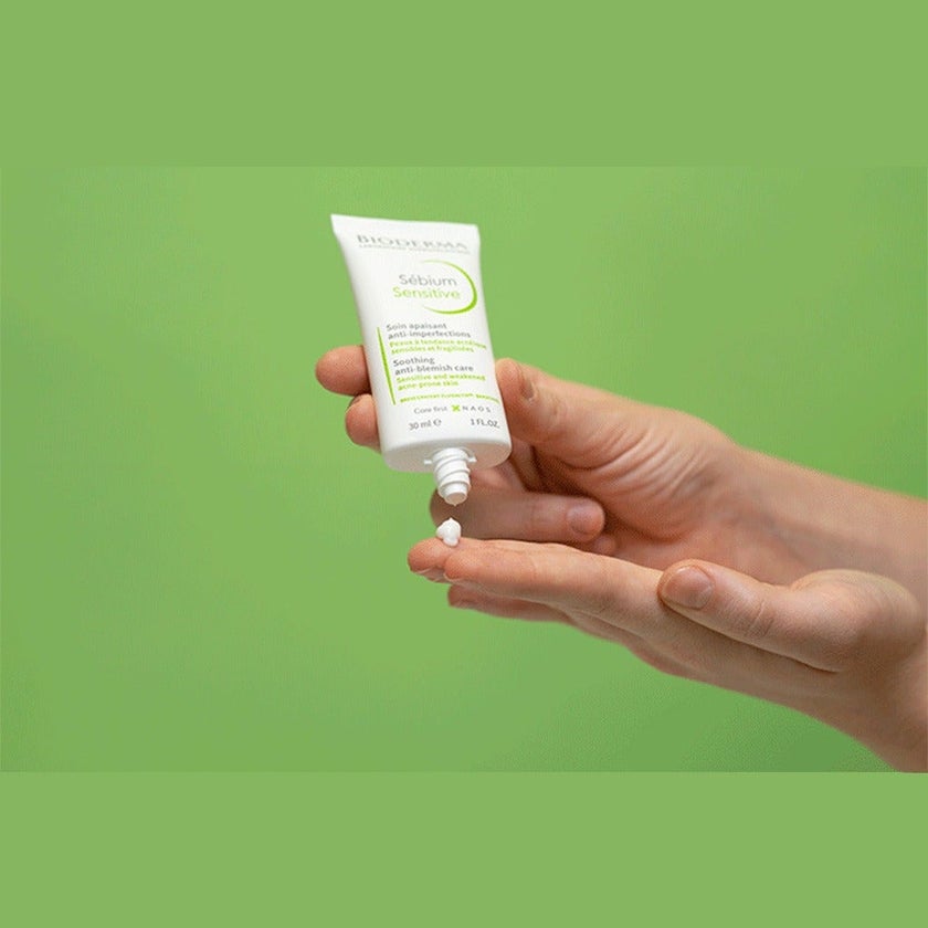 Bioderma Sebium Sensitive Soothing Anti-Blemish Care For Sensitive Acne-Prone Skin 30ml