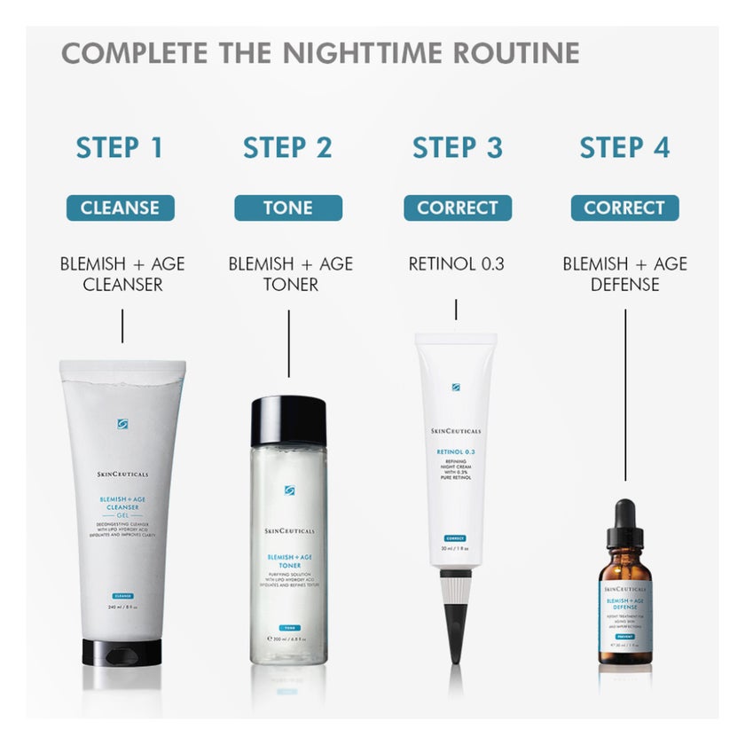 SkinCeuticals Blemish + Age Toner, Oily & Acne Skin - 200ml