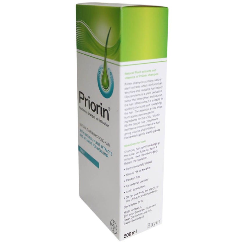 Priorin Revitalising Shampoo For Oily Hair 200ml