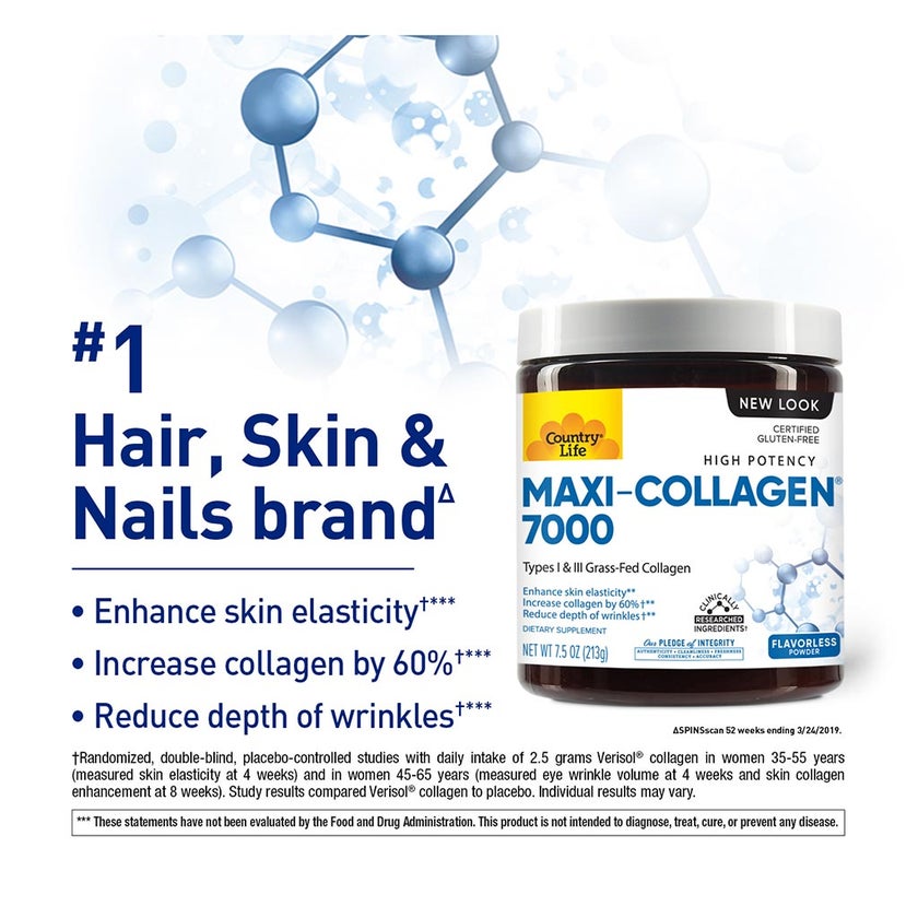 Country Life Powder Country Life Maxi-Collagen 7000 Powder 213g | myAster UAE