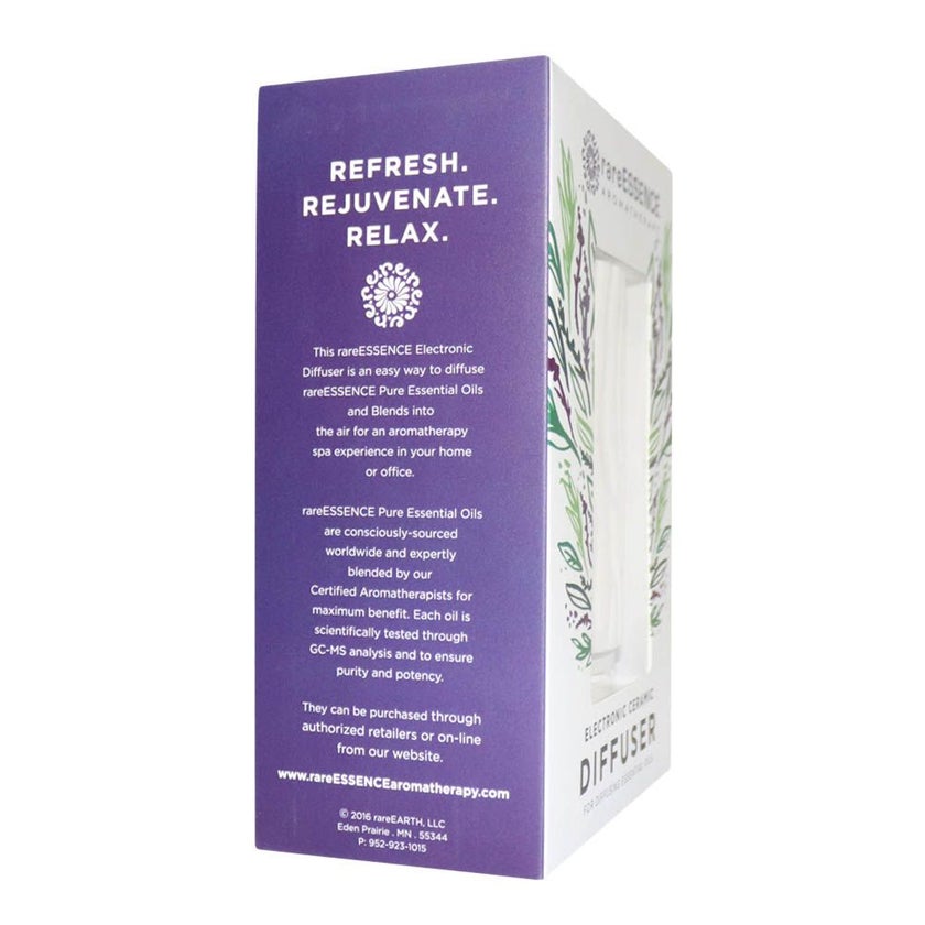 Rare Essence Electronic Ceramic Diffuser 100ml Capacity 9101WHT